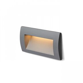 GORDIQ L RECESSED ANTHRACITE GRAY 230V LED 3W IP65 3000K - WALL LIGHTS
