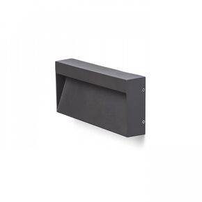 AQILA RC ΕΠΙΤΟΊΧΙΟΣ ΓΚΡΙ ΑΝΘΡΑΚΊΤΗ 230V LED 6W IP54 3000K - ΤΟΊΧΟΥ ΦΩΤΙΣΤΙΚΆ 