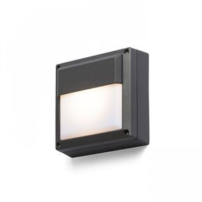 DELTA 145 ΕΠΙΤΟΊΧΙΟΣ ΓΚΡΙ ΑΝΘΡΑΚΊΤΗ 230V GX53 9W IP54 - ΤΟΊΧΟΥ ΦΩΤΙΣΤΙΚΆ 