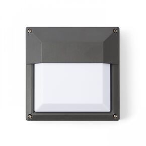 DELTA 215 ΕΠΙΤΟΊΧΙΟΣ ΓΚΡΙ ΑΝΘΡΑΚΊΤΗ  230V LED E27 15W IP54 - ΤΟΊΧΟΥ ΦΩΤΙΣΤΙΚΆ 