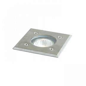 ORBU SQ 10 ΧΩΝΕΥΤΌ  ΑΝΟΞΕΊΔΩΤΟ ΑΤΣΆΛΙ 230V LED GU10 15W IP67 - ΕΔΆΦΟΥΣ ΦΩΤΙΣΤΙΚΆ 