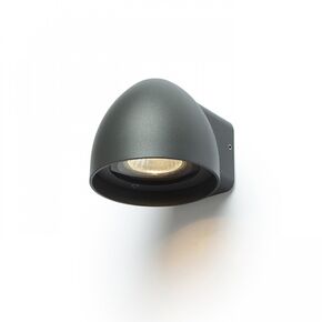 BOURDON WALL LIGHT ANTHRACITE GRAY 230V LED GU10 8W IP54 - WALL LIGHTS