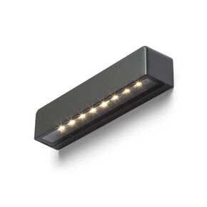 SAMPO ΕΠΙΤΟΊΧΙΟΣ ΓΚΡΙ ΑΝΘΡΑΚΊΤΗ 230V LED 9W IP65 3000K - ΤΟΊΧΟΥ ΦΩΤΙΣΤΙΚΆ 
