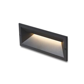 RAGG ΧΩΝΕΥΤΌ ΜΑΎΡΟ  230V LED 12W IP65  3000K - ΤΟΊΧΟΥ ΦΩΤΙΣΤΙΚΆ 