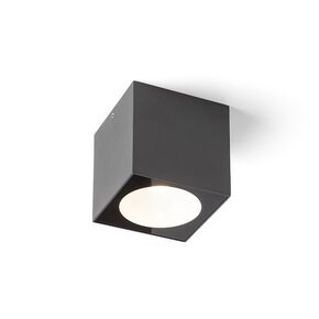 SENZA SQ ΟΡΟΦΉΣ ΓΚΡΙ ΑΝΘΡΑΚΊΤΗ ΚΑΘΑΡΌ ΓΥΑΛΊ 230V LED 6W IP65  3000K - ΟΡΟΦΉΣ ΦΩΤΙΣΤΙΚΆ 