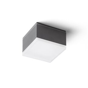ORIN SQ ΟΡΟΦΉΣ ΓΚΡΙ ΑΝΘΡΑΚΊΤΗ ΑΚΡΥΛΙΚΌ ΣΑΤΈΝ 230V LED 10W IP54  3000K - ΟΡΟΦΉΣ ΦΩΤΙΣΤΙΚΆ 