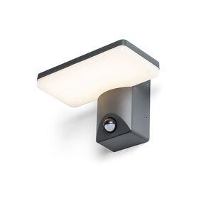 RINA PIR ΕΠΙΤΟΊΧΙΟΣ ΓΚΡΙ ΑΝΘΡΑΚΊΤΗ 230V LED 12W IP65 3000K - ΤΟΊΧΟΥ ΦΩΤΙΣΤΙΚΆ 