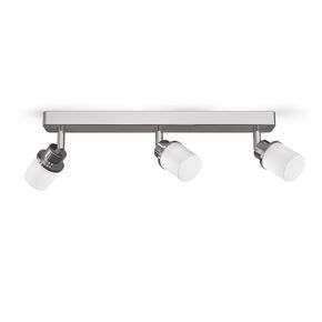 LINN III ΕΠΙΦΆΝΕΙΑΣ  ΓΥΑΛΊ ΟΠΆΛ/ΧΡΏΜΙΟ 230V LED G9 3X3W IP44 - ΤΟΊΧΟΥ ΦΩΤΙΣΤΙΚΆ 