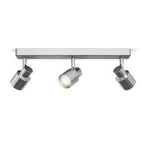 VALTO III ΕΠΙΦΆΝΕΙΑΣ  ΧΡΏΜΙΟ 230V GU10 LED 3X5W IP44 - ΤΟΊΧΟΥ ΦΩΤΙΣΤΙΚΆ 