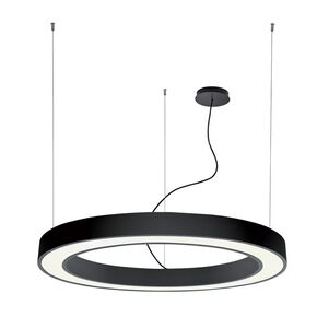 SUSPENDED BLACK RING D1800 3000K - PENDANTS