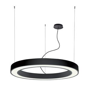 SUSPENDED BLACK RING D1800 4000K  DIMMABLE - PENDANTS