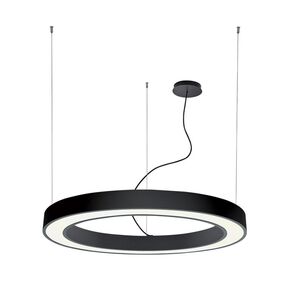 SUSPENDED BLACK RING D1200 3000K  DIMMABLE - PENDANTS