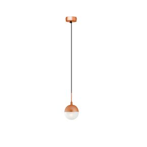 01129 6-LIGHTS ROUND COPPER - MODERN LIGHTING