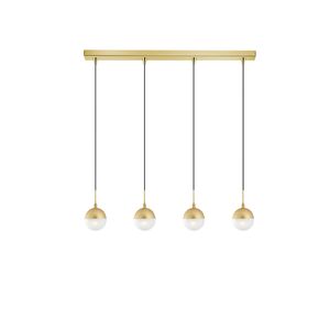 01132 BAR 4-LIGHTS GOLD - MODERN LIGHTING