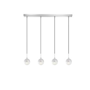 01132 BAR 4-LIGHTS SILVER - MODERN LIGHTING