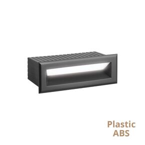 WALL RECESSED LIGHT DARK GREY FLIK - RECESSED LIGHTING
