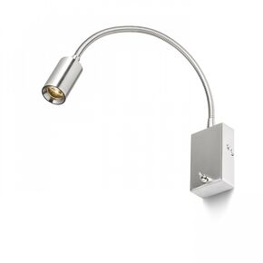 VERSA ΕΠΙΤΟΊΧΙΟΣ ΜΑΤ ΝΙΚΈΛΙΟ 230V LED 3W 40° 3000K - ΤΟΊΧΟΥ ΦΩΤΙΣΤΙΚΆ 