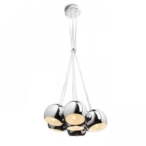 ASTROMET VII ΚΡΕΜΑΣΤΌ  ΧΡΏΜΙΟ 230V LED E27 7X11W - ΚΡΕΜΑΣΤΆ ΦΩΤΙΣΤΙΚΆ