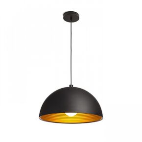 CARISSIMA 40 ΚΡΕΜΑΣΤΌ ΜΑΎΡΟ ΜΑΤ/ΧΡΥΣΌ  230V LED E27 15W - ΚΡΕΜΑΣΤΆ ΦΩΤΙΣΤΙΚΆ