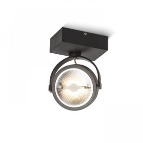 KELLY LED I ΕΠΙΤΟΊΧΙΟΣ ΜΑΎΡΟ 230V LED 12W 24° 3000K - ΤΟΊΧΟΥ ΦΩΤΙΣΤΙΚΆ 