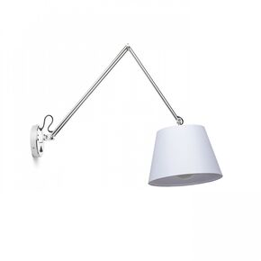ASHLEY ΕΠΙΤΟΊΧΙΟΣ ΛΕΥΚΌ ΧΡΏΜΙΟ 230V LED E27 15W - ΤΟΊΧΟΥ ΦΩΤΙΣΤΙΚΆ 