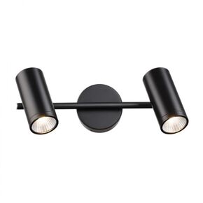 BOGARD II ΕΠΙΤΟΊΧΙΟΣ ΜΑΎΡΟ ΜΑΤ 230V LED 2X5W 40° 3000K - ΤΟΊΧΟΥ ΦΩΤΙΣΤΙΚΆ 