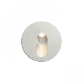 MEMPHIS R RECESSED WALL LIGHT GRAY SILVER 230V LED 3W 60° 3000K - ΣΠΟΤ ΧΩΝΕΥΤΆ