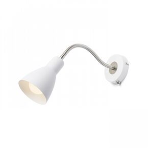 KAYA ΕΠΙΤΟΊΧΙΟΣ ΛΕΥΚΌ ΜΑΤ ΝΙΚΈΛΙΟ 230V LED E27 15W - ΤΟΊΧΟΥ ΦΩΤΙΣΤΙΚΆ 