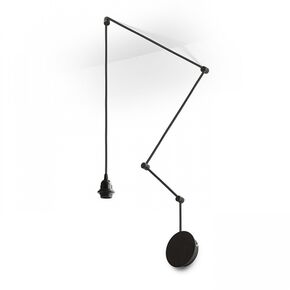 SPIDER I ΚΡΕΜΑΣΤΌ ΣΕΤ ΜΑΎΡΟ  230V LED E27 15W - ΤΟΊΧΟΥ ΦΩΤΙΣΤΙΚΆ 