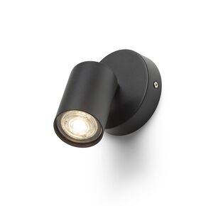 DUDE R ΟΡΟΦΉΣ ΜΑΎΡΟ 230V LED GU10 9W - ΣΠΟΤ ΤΟΊΧΟΥ