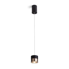JUNIPER ΡΥΘΜΙΖΌΜΕΝΟ ΎΨΟΣ ΜΕΝΤΑΓΙΌΝ ΜΑΎΡΟ/ΧΡΥΣΌ  230V LED 15W 36°  3000K - PENDANT LIGHTS