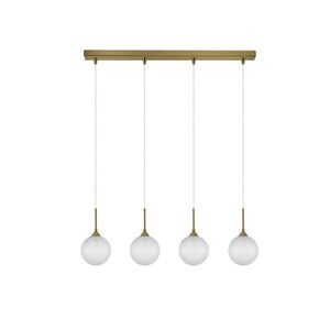 01129 4-LIGHTS BAR OXIDIZED GOLD - MODERN LIGHTING