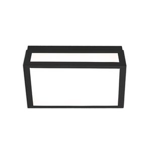 ΜΟΝΤΈΡΝΑ ΦΩΤΙΣΤΙΚΆ ΜΊΝΙΜΑΛ > ΟΡΟΦΉΣ >  CEILING LIGHT 01376-20 METAL, ACRYLIC 8W LED 3000K, 650 LM W30 H12 CM 01376 BLACK - ΟΡΟΦΉΣ ΦΩΤΙΣΤΙΚΆ 