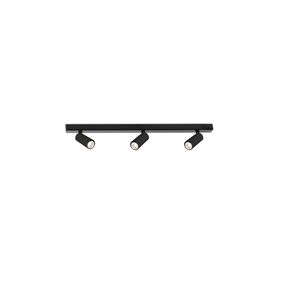 01378 3-LIGHTS BLACK - WALL SPOT