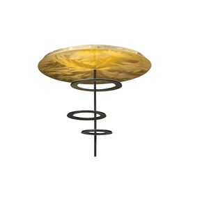 ΜΟΝΤΈΡΝΑ ΦΩΤΙΣΤΙΚΆ ΜΊΝΙΜΑΛ > ΟΡΟΦΉΣ >  CEILING LIGHT 50W LED 3000K, 4000 LM CIRCLES 17, 23, 28 CM 01390 ICE GOLD DIAMETER: 65 CM MATERIAL: METAL - ΟΡΟΦΉΣ ΦΩΤΙΣΤΙΚΆ 