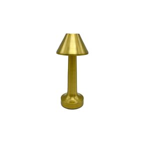 ΜΟΝΤΈΡΝΑ ΦΩΤΙΣΤΙΚΆ ΜΊΝΙΜΑΛ > ΕΠΙΤΡΑΠΆΖΙΑ >   TABLE LAMP RECHARGEABLE   01408 GOLD HEIGHT: 22,5 CM DIAMETER: 9 CM BASE DIAMETER: 6 CM MATERIAL: ALUMINIUM LIGHTING SOURCE: 3W 5V LED, 240 LM LIGHT COLOR: 3000K RECHARGEABLE BATTERY: - ΕΠΙΤΡΑΠΈΖΙΑ ΦΩΤΙΣΤΙΚΆ