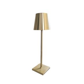 ΜΟΝΤΈΡΝΑ ΦΩΤΙΣΤΙΚΆ ΜΊΝΙΜΑΛ > ΕΠΙΤΡΑΠΆΖΙΑ >   TABLE LAMP RECHARGEABLE   01409 GOLD HEIGHT: 38 CM DIAMETER: 10,5 CM BASE DIAMETER: 6Χ6 CM MATERIAL: ALUMINIUM LIGHTING SOURCE: 3W 5V LED, 240 LM LIGHT COLOR: 3000K RECHARGEABLE BATTERY: - ΕΠΙΤΡΑΠΈΖΙΑ ΦΩΤΙΣΤΙΚΆ
