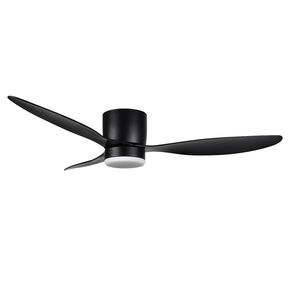 ΜΟΝΤΈΡΝΑ ΦΩΤΙΣΤΙΚΆ ΜΊΝΙΜΑΛ > ΟΡΟΦΉΣ >  CEILING FAN LIGHTING CODE: 01419 BLACK DIAMETER: 132 CM HEIGHT: 23 CM BASE DIAMETER: 19 CM - ΑΝΕΜΙΣΤΉΡΕΣ