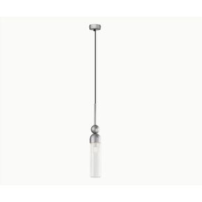 01480 ROUND SINGLE SILVER - MODERN LIGHTING