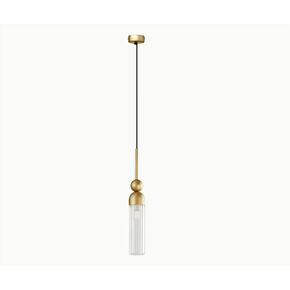 01480 ROUND SINGLE GOLD - MODERN LIGHTING