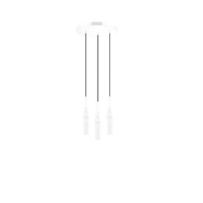 01480 ROUND 3-LIGHTS WHITE - MODERN LIGHTING