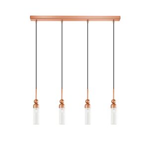 01480 BAR 4-LIGHTS COPPER - MODERN LIGHTING