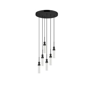 01480 ROUND 6-LIGHTS BLACK - MODERN LIGHTING
