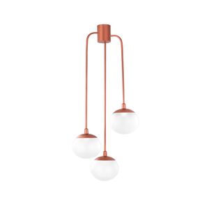 01104 3-LIGHTS COPPER - MODERN LIGHTING