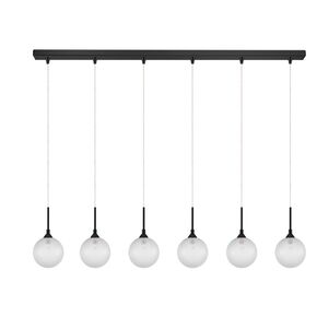 01129 6-LIGHTS BAR BLACK - MODERN LIGHTING