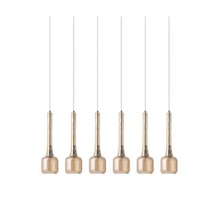 01291 BAR SEXTUPLE AMBER - MODERN LIGHTING