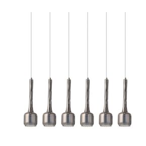01291 BAR SEXTUPLE SMOKE - MODERN LIGHTING