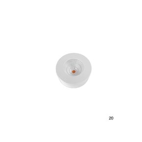 ΣΠΟΤ ΕΠΙΤΟΊΧΙΑ  ΜΊΝΙΜΑΛ > ΟΡΟΦΉΣ >  SPOTLIGHT 5W 3000K, 400 LM - BLACK, WHITE 01334-20 01334 WHITE IP44 - ΣΠΟΤ ΤΟΊΧΟΥ
