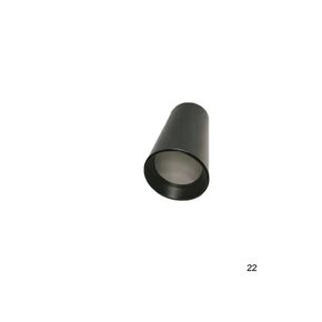 ΣΠΟΤ ΕΠΙΤΟΊΧΙΑ  ΜΊΝΙΜΑΛ > ΟΡΟΦΉΣ >  SPOTLIGHT WITH COVER GU10, LED - BLACK, WHITE 01334-22 01334 BLACK IP44 - ΣΠΟΤ ΤΟΊΧΟΥ