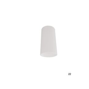 ΣΠΟΤ ΕΠΙΤΟΊΧΙΑ  ΜΊΝΙΜΑΛ > ΟΡΟΦΉΣ >  SPOTLIGHT WITH COVER GU10, LED - BLACK, WHITE 01334-22 01334 WHITE IP44 - ΣΠΟΤ ΤΟΊΧΟΥ